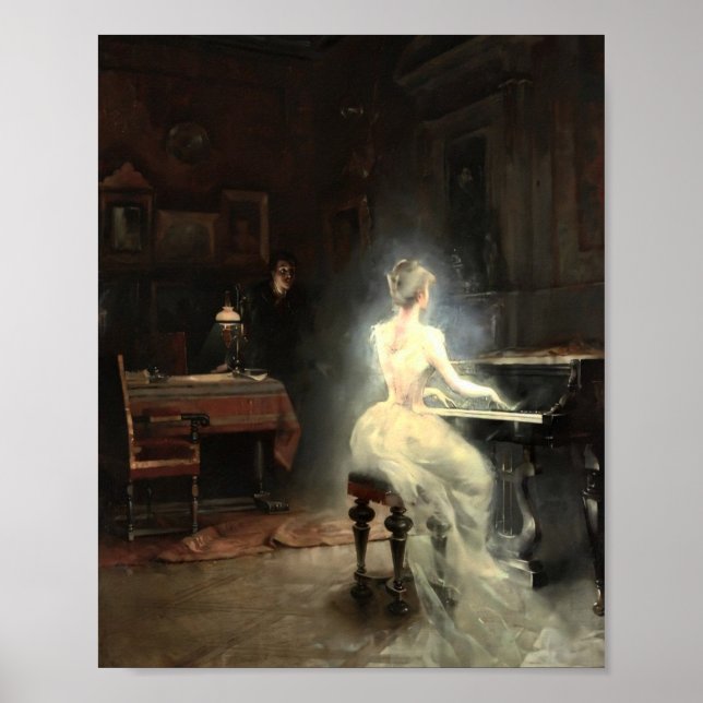 Poster Espírito por George Roux 1885 (Frente)