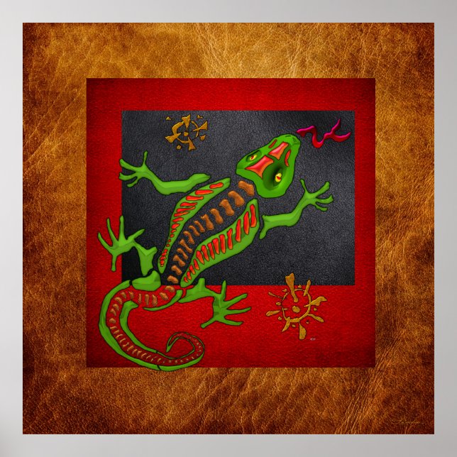 Pôster Espírito Reptiliano (Frente)