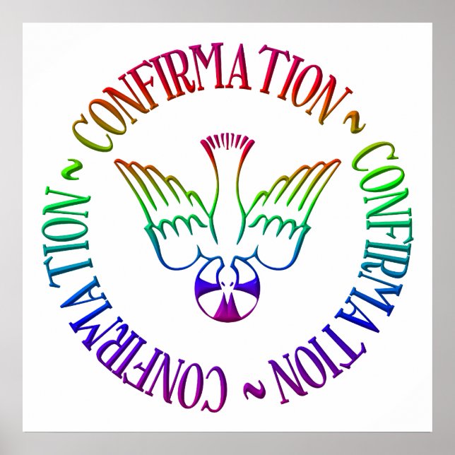 Pôster Espírito Santo - Confirmação (Frente)