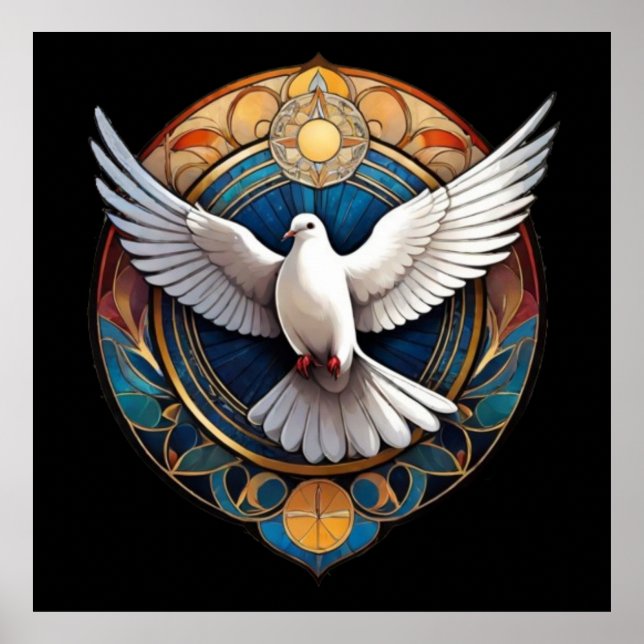 Poster Espírito Santo (pomba) 3 (Frente)