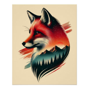 Pôster Espírito Selvagem - Poster artística inspirada na