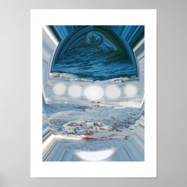 Poster Espíritos de água numa gota (Frente)