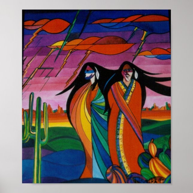 Pôster Espíritos do Deserto (Frente)