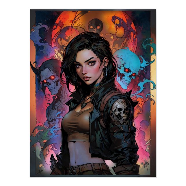 Pôster Espíritos no Levante (Frente)