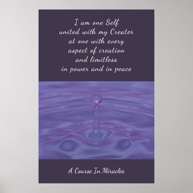 Poster espiritual de 61 cm x 91,4 cm (Frente)