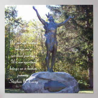 Poster Espiritual Nativo Americano