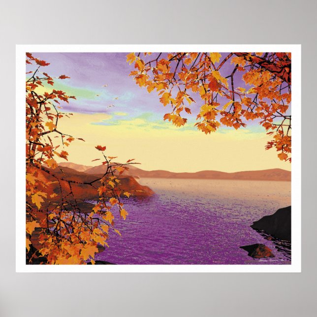 Pôster Esplendor de outono (Frente)