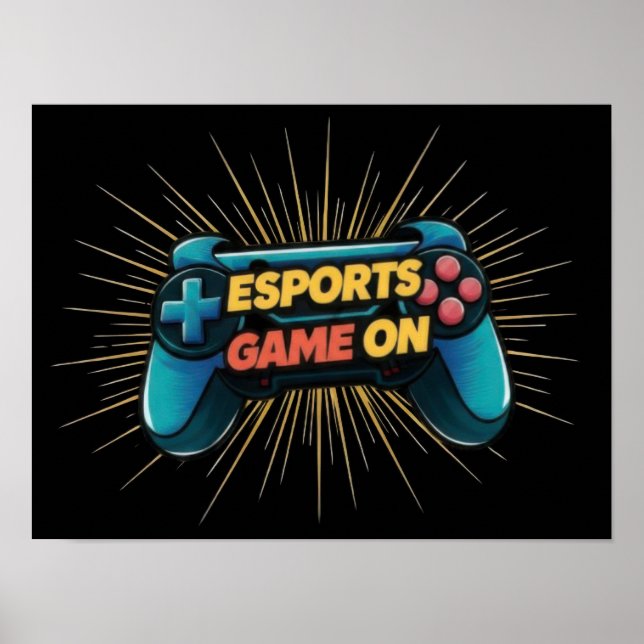 Poster Esporte de Jogo de Esports (Frente)
