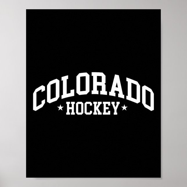 Poster Esporte do Colorado Hockey (Frente)