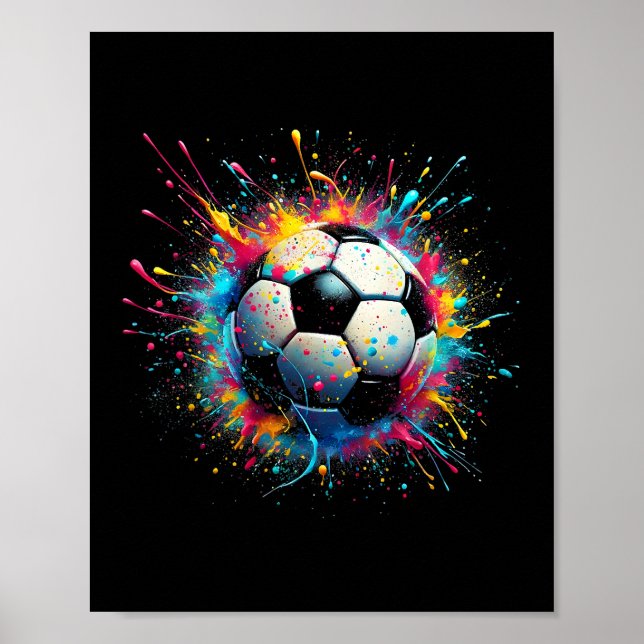 Poster Esporte legal Do Jogador De Futebol Para Meninos M (Frente)