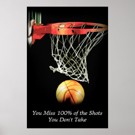 Poster Esporte Motivacional de Basquete