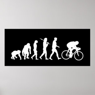 Pôster Esportes de competência da bicicleta do poder do