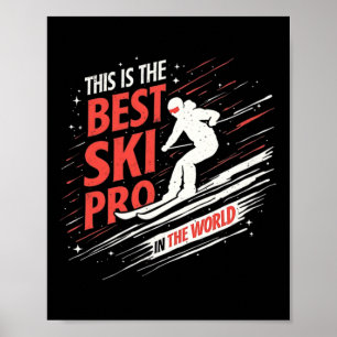 Poster Esportes de esqui de montanha