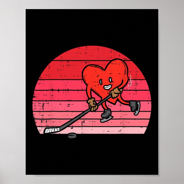 Poster Esportes De Hóquei No Gelo Mulheres Crianças Vale (Frente)