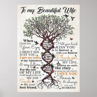 Poster Esposa Arte Para Minha Linda Esposa