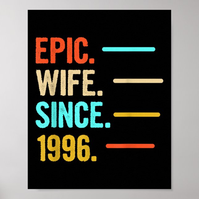 Poster Esposa Epic Desde 1996 (Frente)