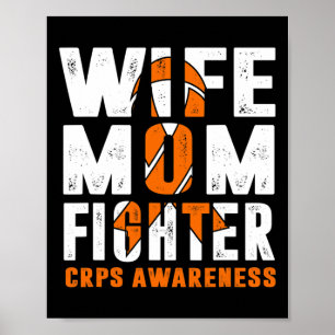 Poster Esposa Mãe Combatendo Crps Consciência
