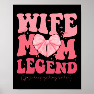 Poster Esposa Mãe Legenda Legal do Clube Mães Coquett