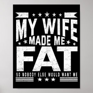 Poster Esposa me fez gordo que ninguém mais queria (no ve