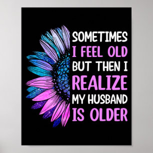 Poster Esposa - sentir-se velha ao perceber que o marido