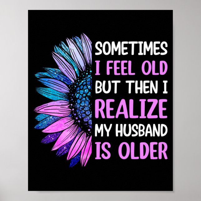 Poster Esposa - sentir-se velha ao perceber que o marido  (Frente)