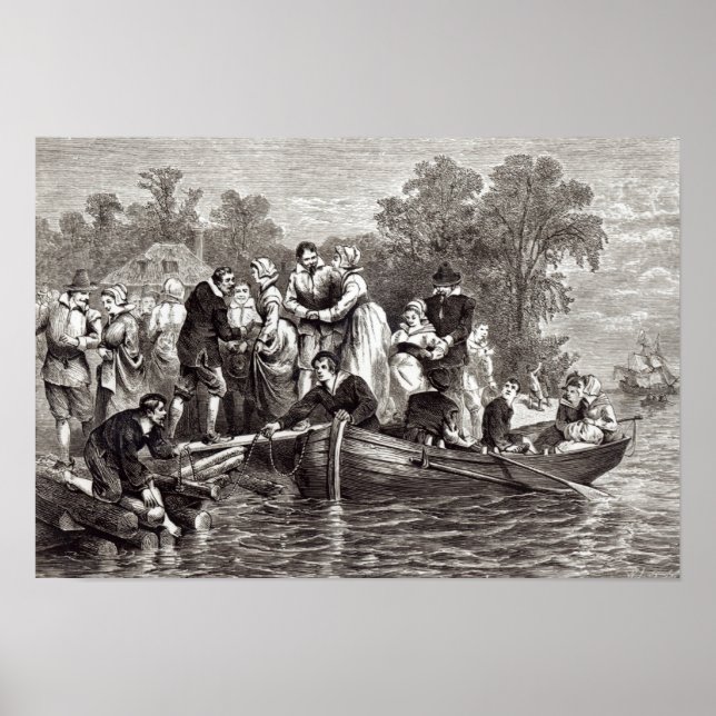 Pôster Esposas para os assentamentos em Jamestown (Frente)