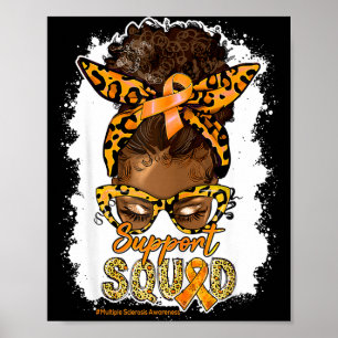 Poster Esquadra de Apoio às Mulheres Afro Coqueirado Leop