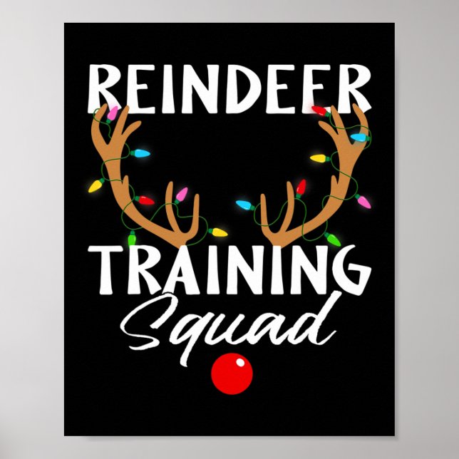 Poster Esquadra de Treinamento de Cantora de Reindeer em  (Frente)