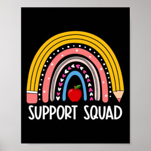Poster Esquadrão Arco-Íris De Volta Para Equipe De Profes