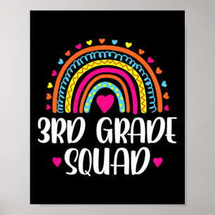 Poster Esquadrão da 3ª Série Arco-íris Volta às Aulas Pro