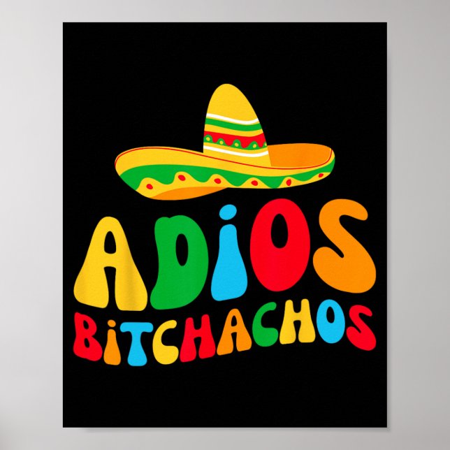 Poster Esquadrão da Noiva Adios Bichachos Minha Última Fe (Frente)