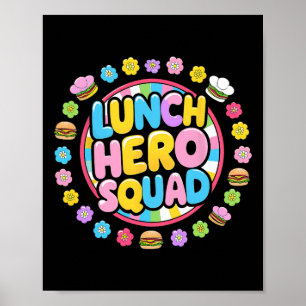 Poster Esquadrão da Senhora do Almoço de Volta às Aulas P