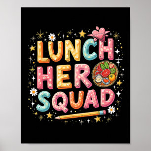 Poster Esquadrão da Senhora do Almoço Esquadrão do Herói