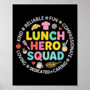 Poster Esquadrão da Senhora do Almoço Herói do Almoço Pré