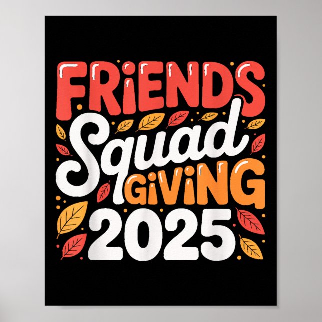 Poster Esquadrão de Amigos que dá outono de 2025 - Queda  (Frente)