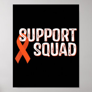 Poster Esquadrão de Apoio à Consciência da Leucemia