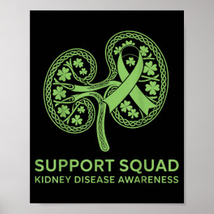 Poster Esquadrão de Apoio à Doença Renal Faixa Verde