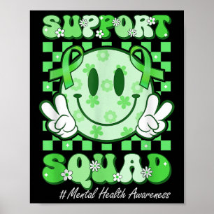Poster Esquadrão de Apoio à Fita do Rosto Sorridente Cons