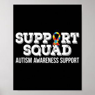 Poster Esquadrão de Apoio ao Autismo Conscientização da F
