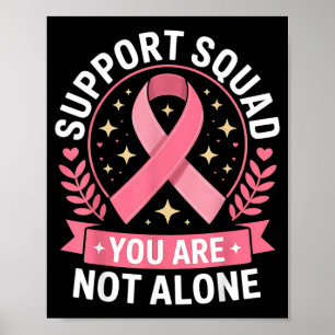 Poster Esquadrão de Apoio ao Guerreiro do Câncer de Mama