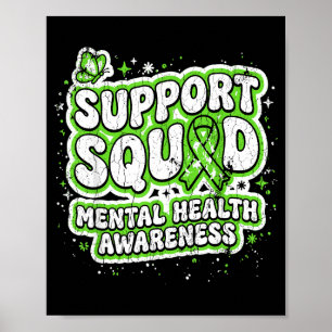 Poster Esquadrão de Apoio Conscientização sobre Saúde Men