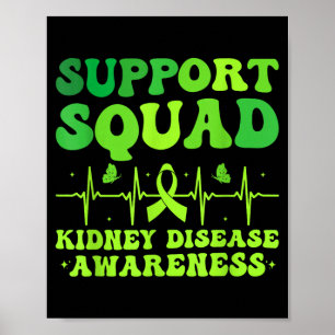 Poster Esquadrão de Apoio Fita Verde _ Doença Renal