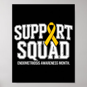 Poster Esquadrão de apoio mês de conscientização sobre en