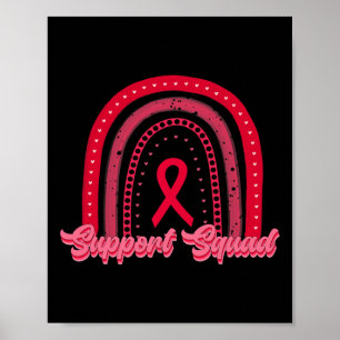 Poster Esquadrão de Apoio Vermelho Arco-íris Conscientiza