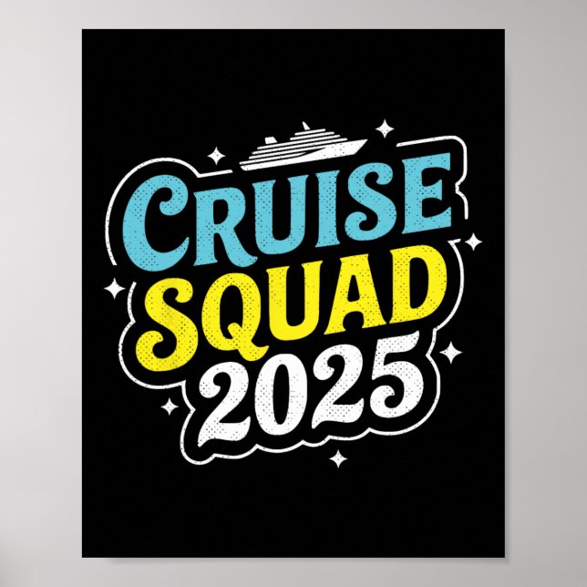 Poster Esquadrão de Cruzeiro 2025 Grupo Familiar Combinan (Frente)