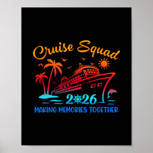 Poster Esquadrão de Cruzeiro 2026 Família Amigos Férias C