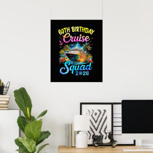 Poster Esquadrão de Cruzeiro de Aniversário de 60 Anos 20