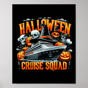 Poster Esquadrão de Cruzeiro de Halloween Família 2025 Tr