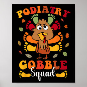 Poster Esquadrão de Gorgulho da Podologia Peru Podólogo E