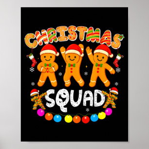 Poster Esquadrão de Natal Funny Xmas Família Biscoito de